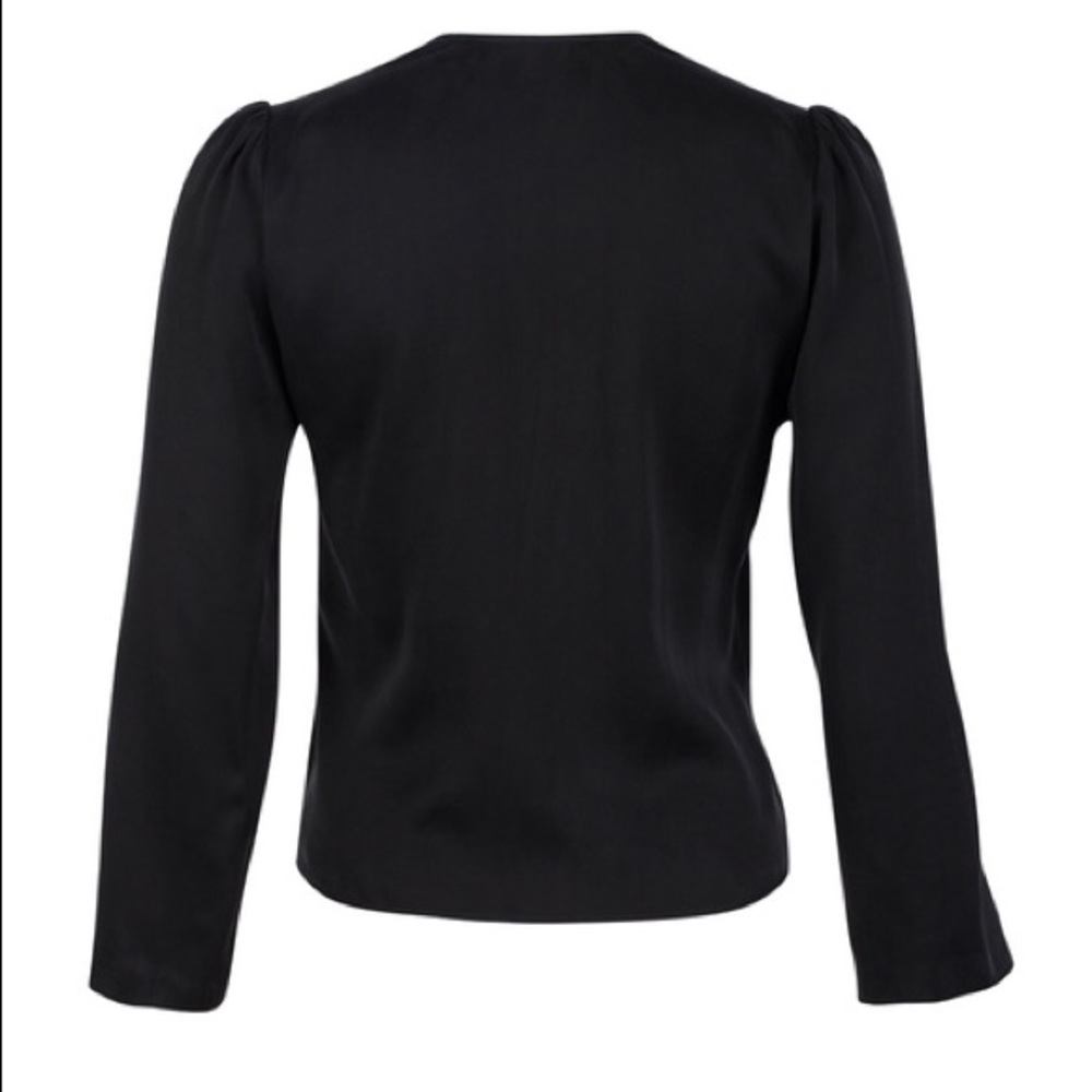 Réalisation Par “Bianca” Top, Black, Sz Small, NWT - Picture 3 of 3